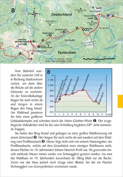 Produktbild: Kammweg Erzgebirge-Vogtland von Blankenstein nach Geising