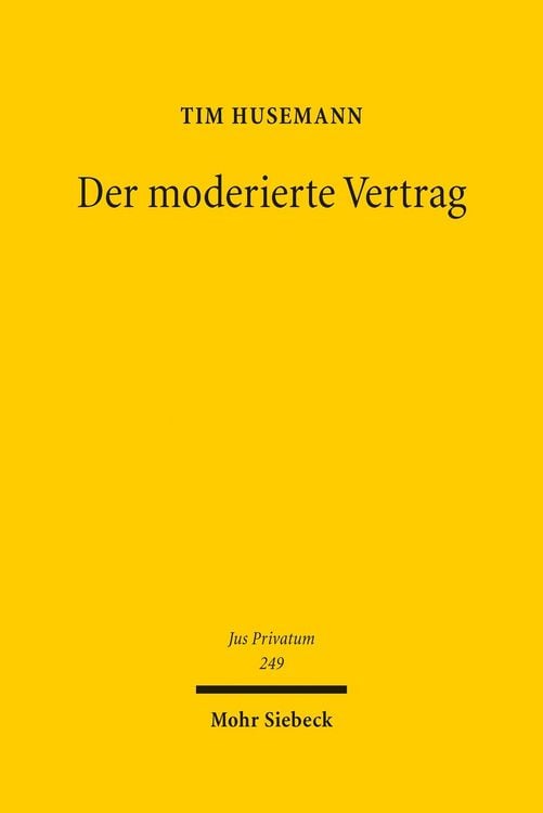 Produktbild: Der moderierte Vertrag