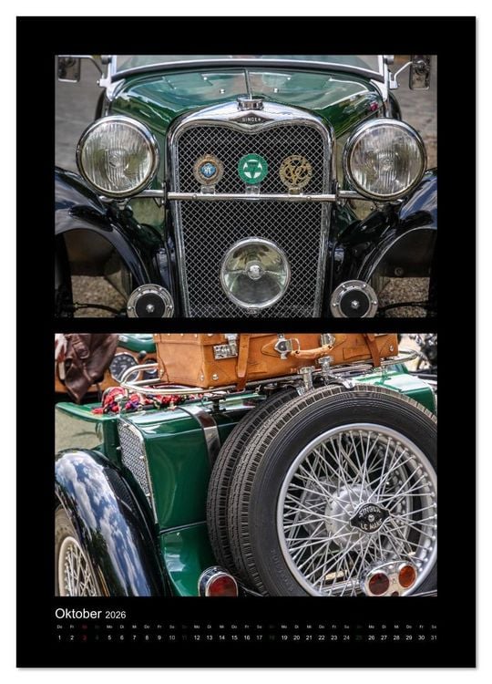 Produktbild: Klassische Oldtimer (Wandkalender 2026 DIN A2 hoch), CALVENDO Monatskalender