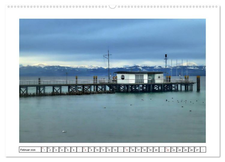 Produktbild: Bodensee - Seesucht (hochwertiger Premium Wandkalender 2026 DIN A2 quer), Kunstdruck in Hochglanz
