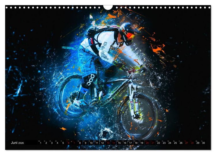 Produktbild: Downhill Explosion (Wandkalender 2026 DIN A3 quer), CALVENDO Monatskalender