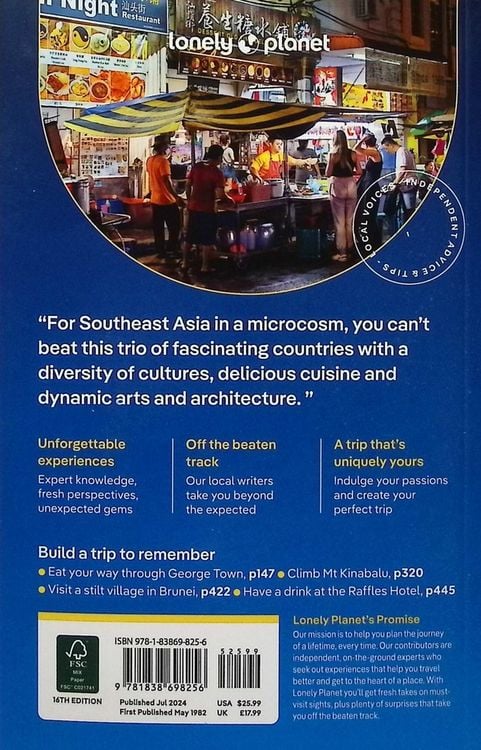 Produktbild: Lonely Planet Malaysia, Singapore & Brunei