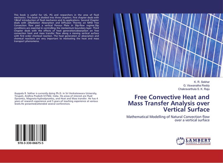 Produktbild: Free Convective Heat and Mass Transfer Analysis over Vertical Surface