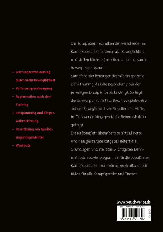 Produktbild: Dehnen f&uuml;r Kampfsportler