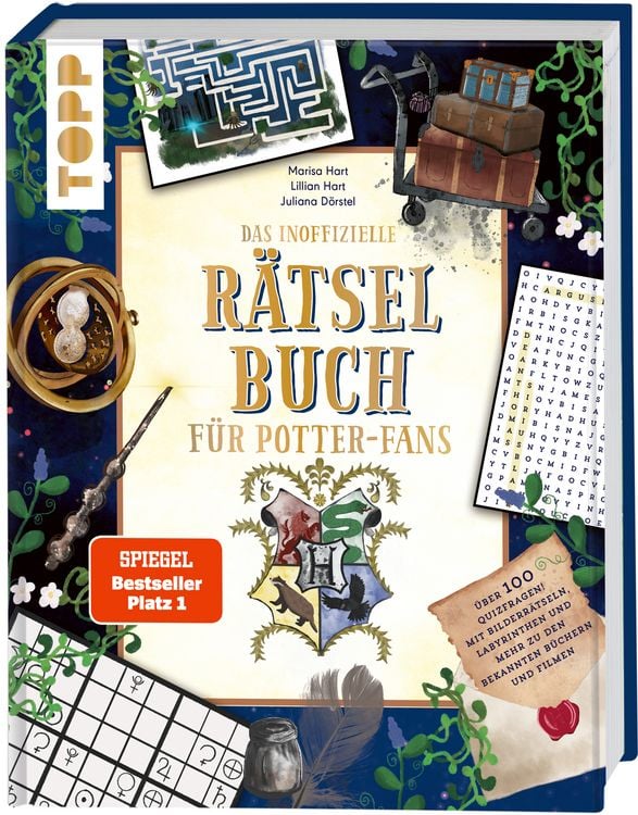 Produktbild: Das inoffizielle R&auml;tselbuch f&uuml;r Potter-Fans. &Uuml;ber 100 Quizfragen, Bilderr&auml;tsel, Labyrinthe und mehr zu den bekannten B&uuml;chern und Filmen