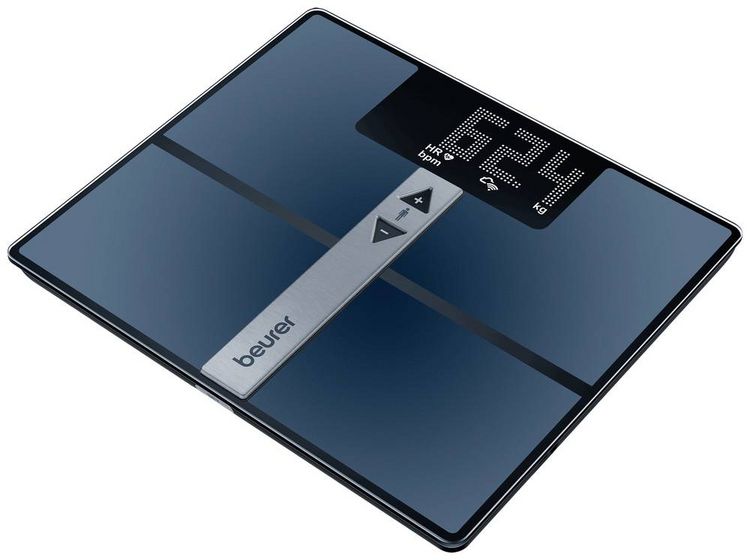 Produktbild: Beurer BF 980 WIFI K&ouml;rperanalysewaage 76009 digital W&auml;gebereich (max.)=180kg Schwarz