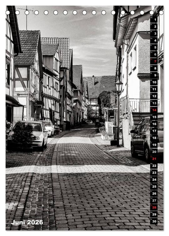 Produktbild: Ein Blick auf Bad Wildungen (Tischkalender 2026 DIN A5 hoch), CALVENDO Monatskalender