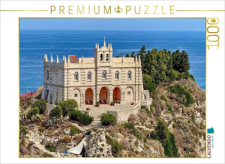Produktbild: CALVENDO Puzzle Tropea in Kalabrien | 1000 Teile Lege-Gr&ouml;&szlig;e 64x48cm Foto-Puzzle f&uuml;r gl&uuml;ckliche Stunden
