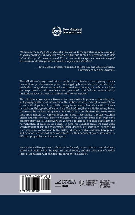 Produktbild: Gender, Emotions and Power, 1750-2020