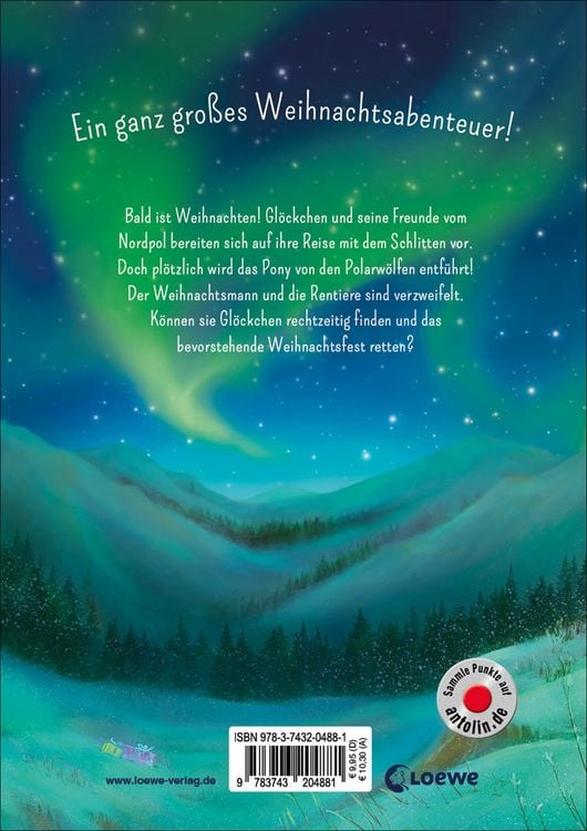 Produktbild: Gl&ouml;ckchen, das Weihnachtspony (Band 3) - Die Magie des Nordlichts
