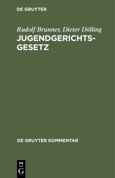 Produktbild: Jugendgerichtsgesetz