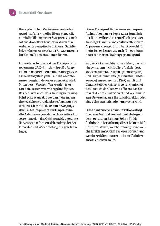 Produktbild: Medical Training: Neurozentriertes Training