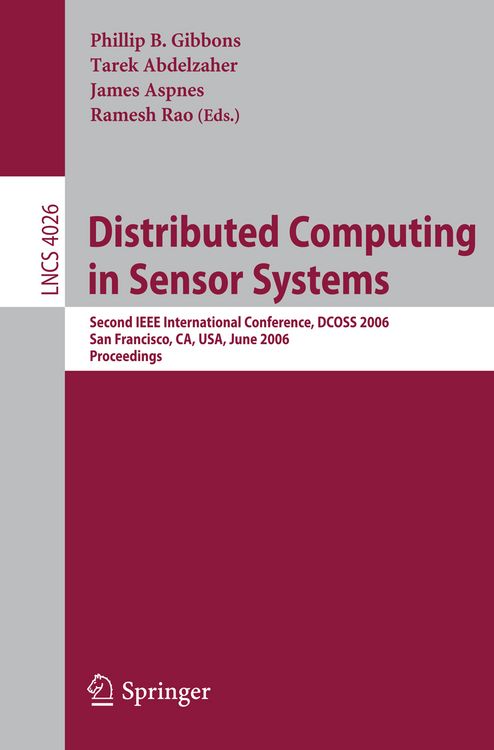 Produktbild: Distributed Computing in Sensor Systems