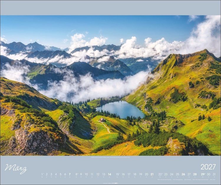 Produktbild: Alpen im Licht Kalender 2027