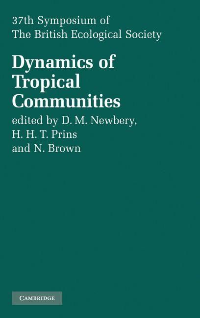 Produktbild: Dynamics of Tropical Communities