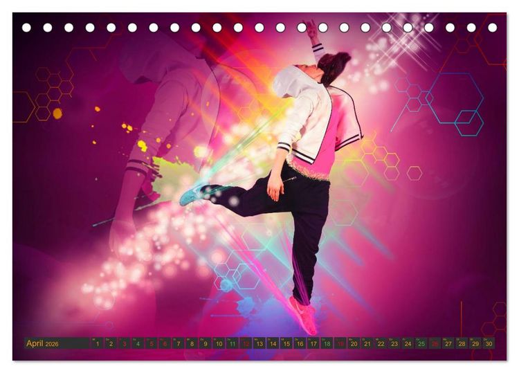 Produktbild: HipHopDance (Tischkalender 2026 DIN A5 quer), CALVENDO Monatskalender