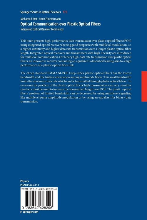 Produktbild: Optical Communication over Plastic Optical Fibers