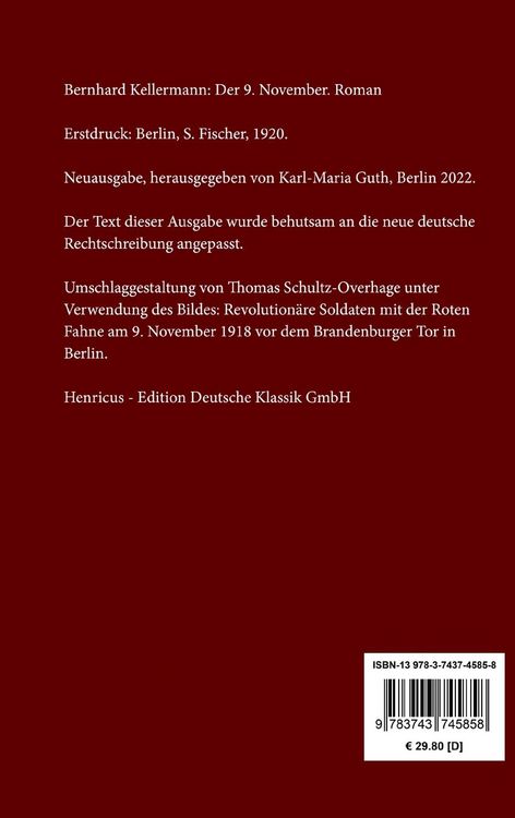 Produktbild: Der 9. November