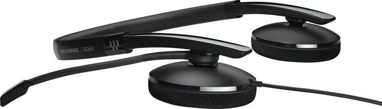 Produktbild: EPOS On Ear Headset kabelgebunden Stereo Schwarz Noise Cancelling Lautst&auml;rkeregelung, Mikrofon-Stummschaltung Telefon