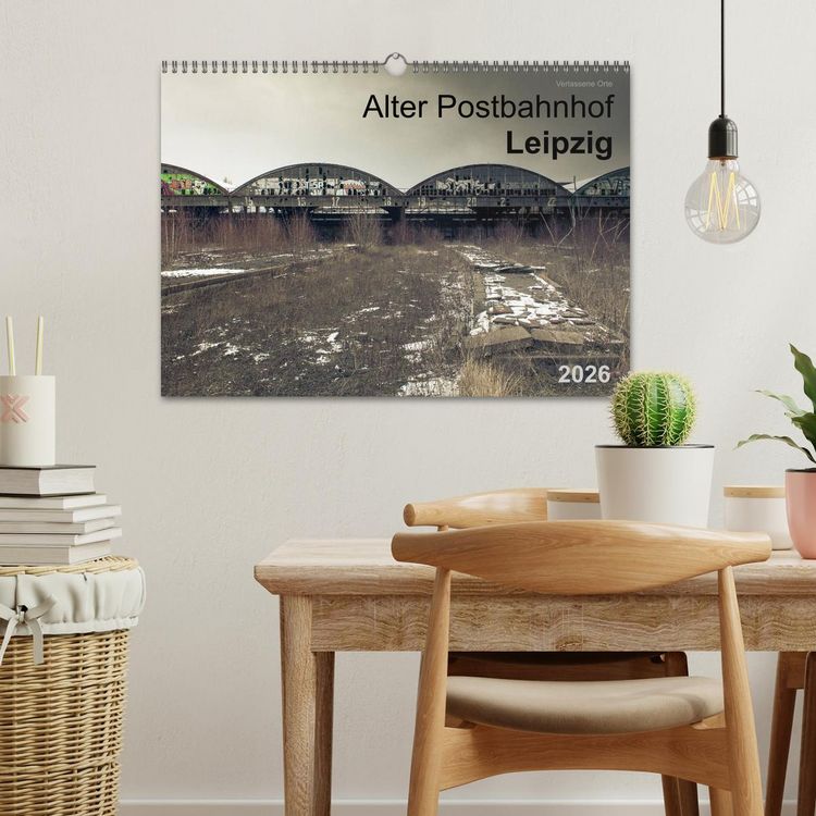 Produktbild: Verlassene Orte. Alter Postbahnhof Leipzig (Wandkalender 2026 DIN A3 quer), CALVENDO Monatskalender