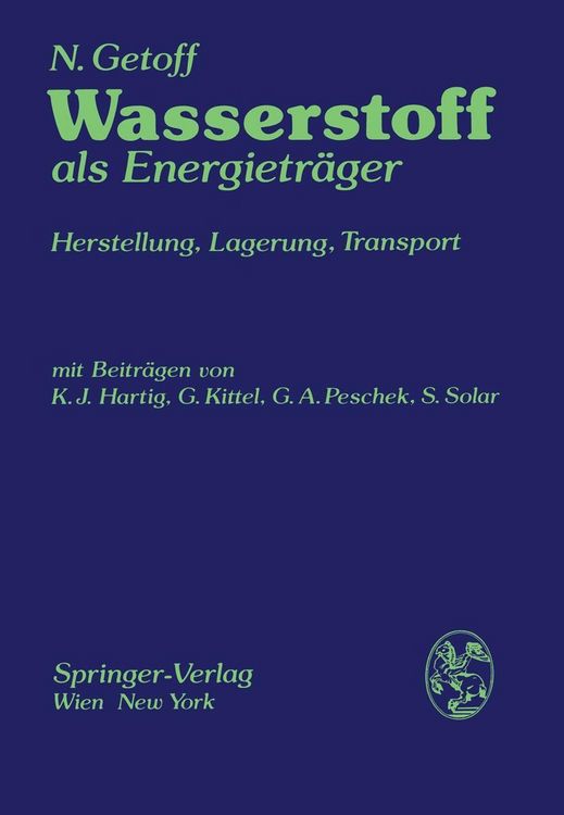Produktbild: Wasserstoff als Energietr&auml;ger