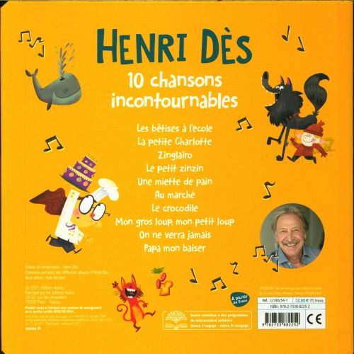 Produktbild: 10 chansons incontournables