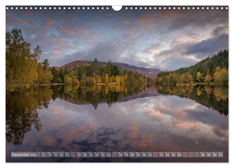 Produktbild: Herbstliches Schottland (Wandkalender 2026 DIN A3 quer), CALVENDO Monatskalender