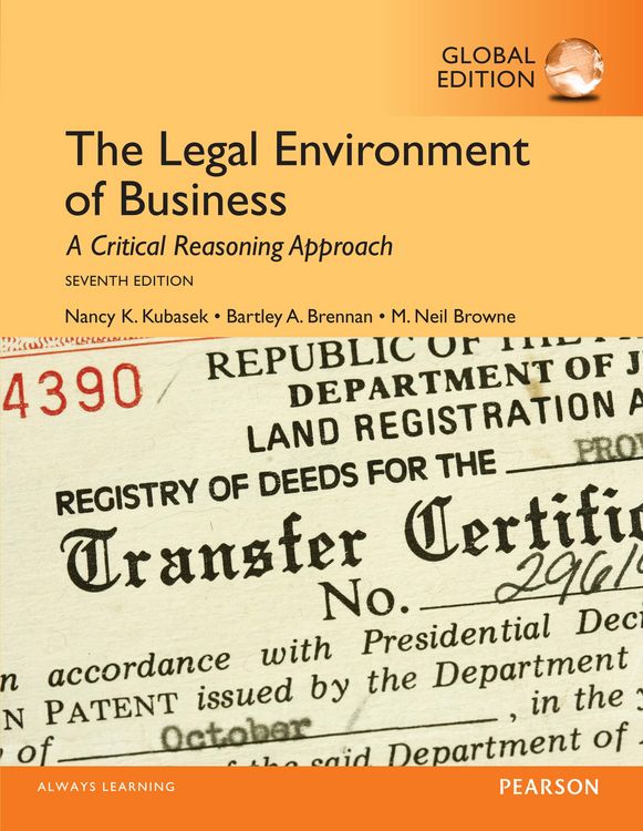 Produktbild: Legal Environment of Business, The, Global Edition