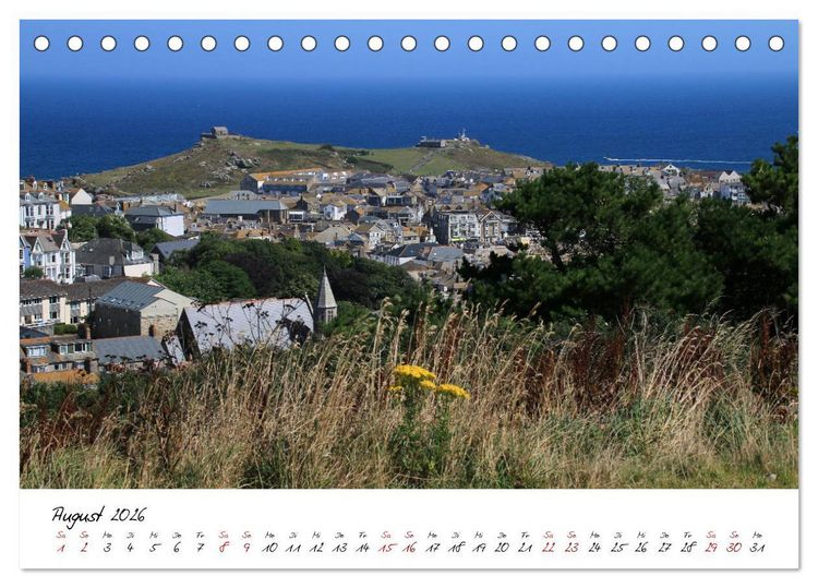 Produktbild: Reizvolles S&uuml;dengland Devon und Cornwall (Tischkalender 2026 DIN A5 quer), CALVENDO Monatskalender