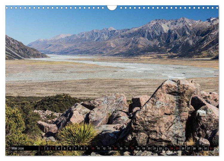 Produktbild: Neuseeland - Attraktiver S&uuml;den (Wandkalender 2026 DIN A3 quer), CALVENDO Monatskalender