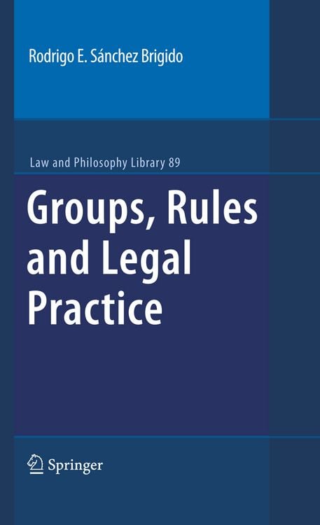 Produktbild: Groups, Rules and Legal Practice