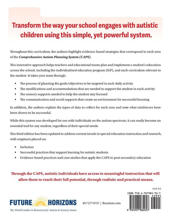 Produktbild: The Comprehensive Autism Planning System (Caps)