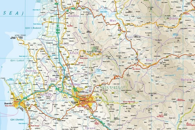 Produktbild: Reise Know-How Landkarte Albanien / Albania (1:220.000)