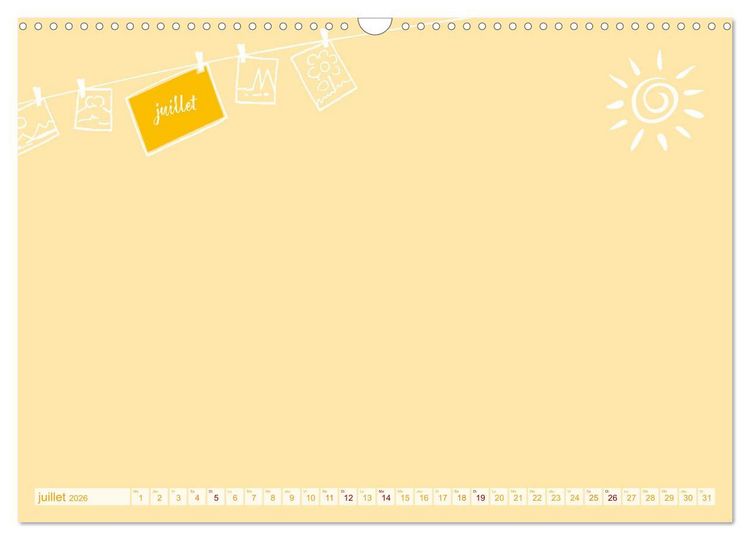 Produktbild: 12 x collage de photos - calendrier de bricolage (Calendrier mural 2026 DIN A3 vertical), CALVENDO calendrier mensuel