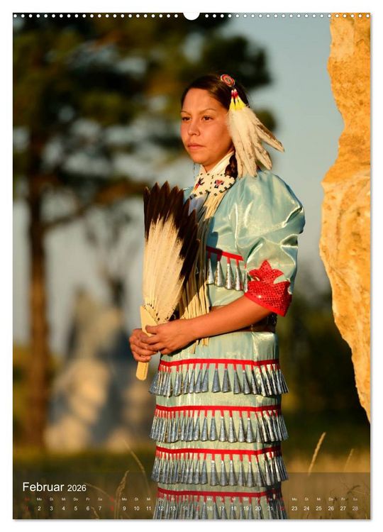 Produktbild: INDIANER Portrait Collection 2 (Wandkalender 2026 DIN A2 hoch), CALVENDO Monatskalender