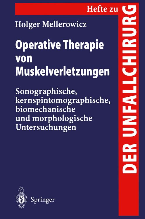 Produktbild: Operative Therapie von Muskelverletzungen