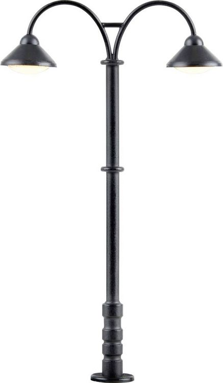 Produktbild: Viessmann Modelltechnik H0 Bahnsteigleuchte doppelt Fertigmodell 6109 1St.