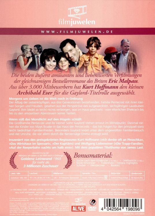 Produktbild: Morgens um sieben ist die Welt noch in Ordnung & Wenn s&uuml;&szlig; das Mondlicht auf den H&uuml;geln schl&auml;ft - Doppelbox (Filmjuwelen) [2 DVDs]
