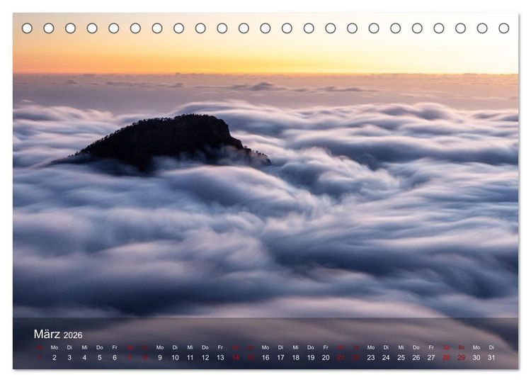 Produktbild: La Palma - La Isla Bonita (Tischkalender 2026 DIN A5 quer), CALVENDO Monatskalender