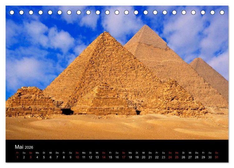 Produktbild: &Auml;gypten (Tischkalender 2026 DIN A5 quer), CALVENDO Monatskalender