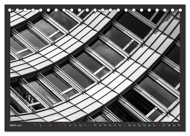 Produktbild: Architektur - Fassaden im Detail 2026 (Tischkalender 2026 DIN A5 quer), CALVENDO Monatskalender