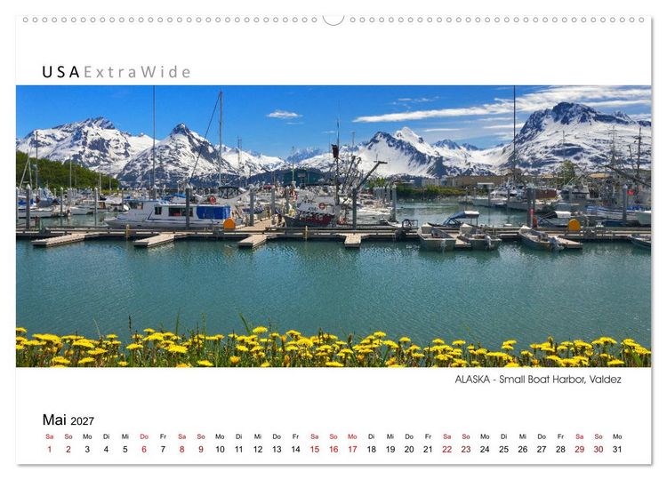 Produktbild: Entdeckungsreise durch ALASKA (hochwertiger Premium Wandkalender 2027 DIN A2 quer), Kunstdruck in Hochglanz