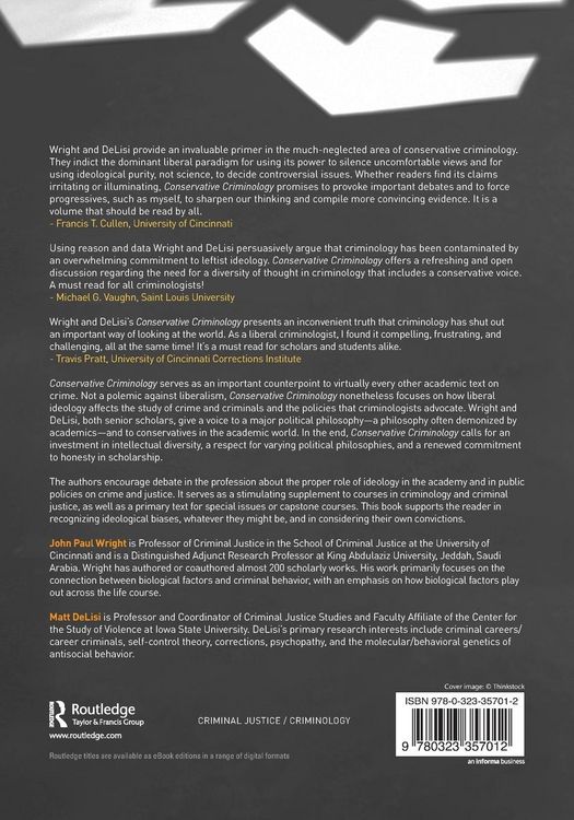 Produktbild: Conservative Criminology