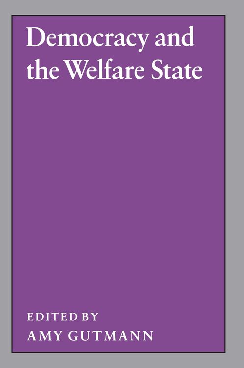 Produktbild: Democracy and the Welfare State