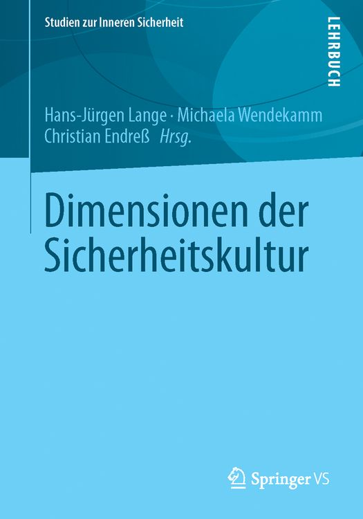 Produktbild: Dimensionen der Sicherheitskultur