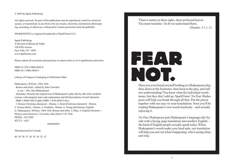 Produktbild: No Fear Shakespeare: Romeo and Juliet
