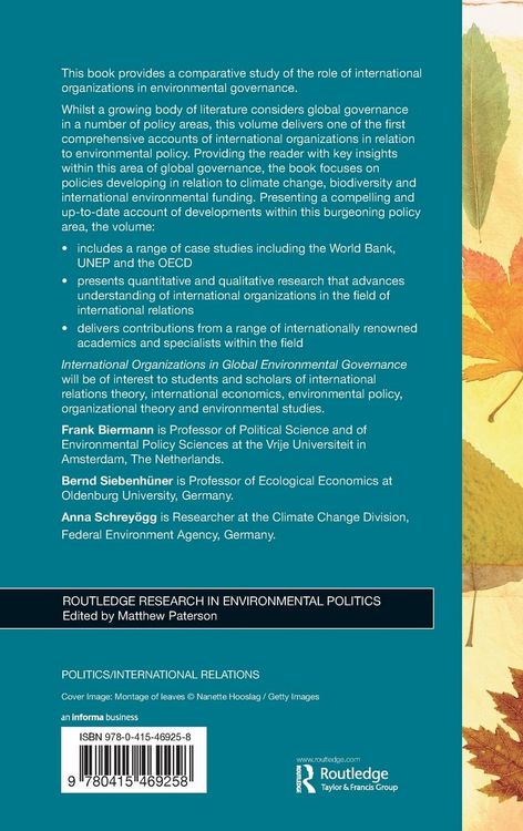 Produktbild: International Organizations in Global Environmental Governance