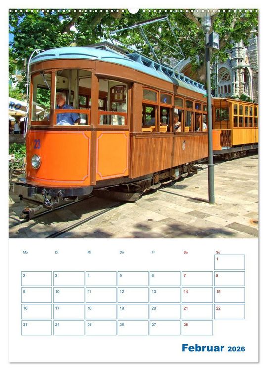 Produktbild: S&oacute;ller auf Mallorca &ndash; Terminplaner (hochwertiger Premium Wandkalender 2026 DIN A2 hoch), Kunstdruck in Hochglanz