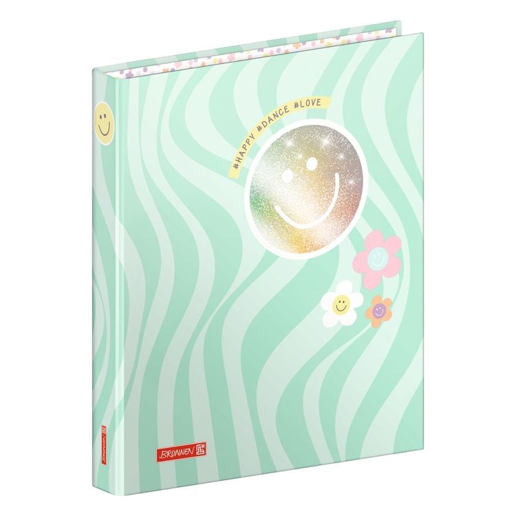 Produktbild: Brunnen Ringbuch A4 2R 25mm Happy Hippie