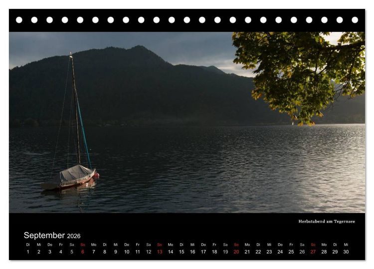 Produktbild: Unterwegs auf dem Maximiliansweg (Tischkalender 2026 DIN A5 quer), CALVENDO Monatskalender